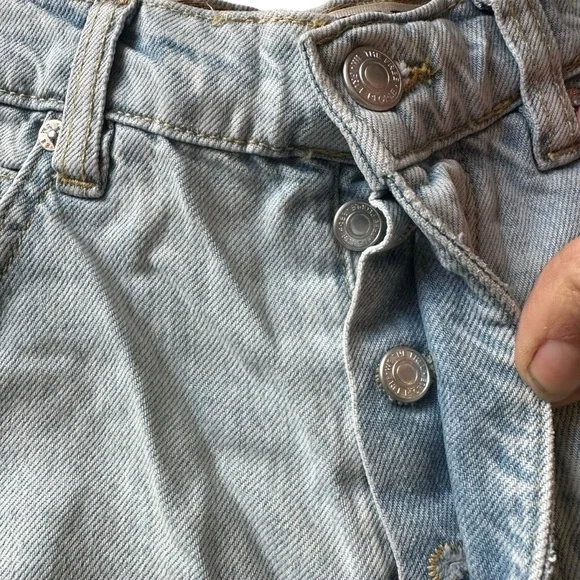 Free People Old West Slouchy High-Rise Wide Leg Jeans Canyon Blue NWT 31 and 32 - Picture 5 of 16